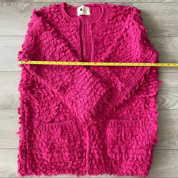 Oversized knit cardigan boxy style - Picture 2 of 4